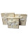 Набір подарункових коробок "квадрат"/бежевий/3 в 1