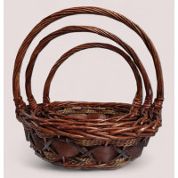 Набір кошиків/3 шт./Овал