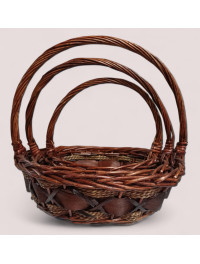 Набір кошиків/3 шт./Овал