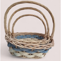 Набір кошиків/3 шт./Овал