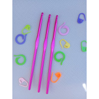 Гачок для в'язання металевий. #4,5