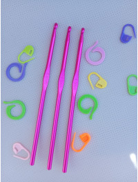 Гачок для в'язання металевий. #4,5