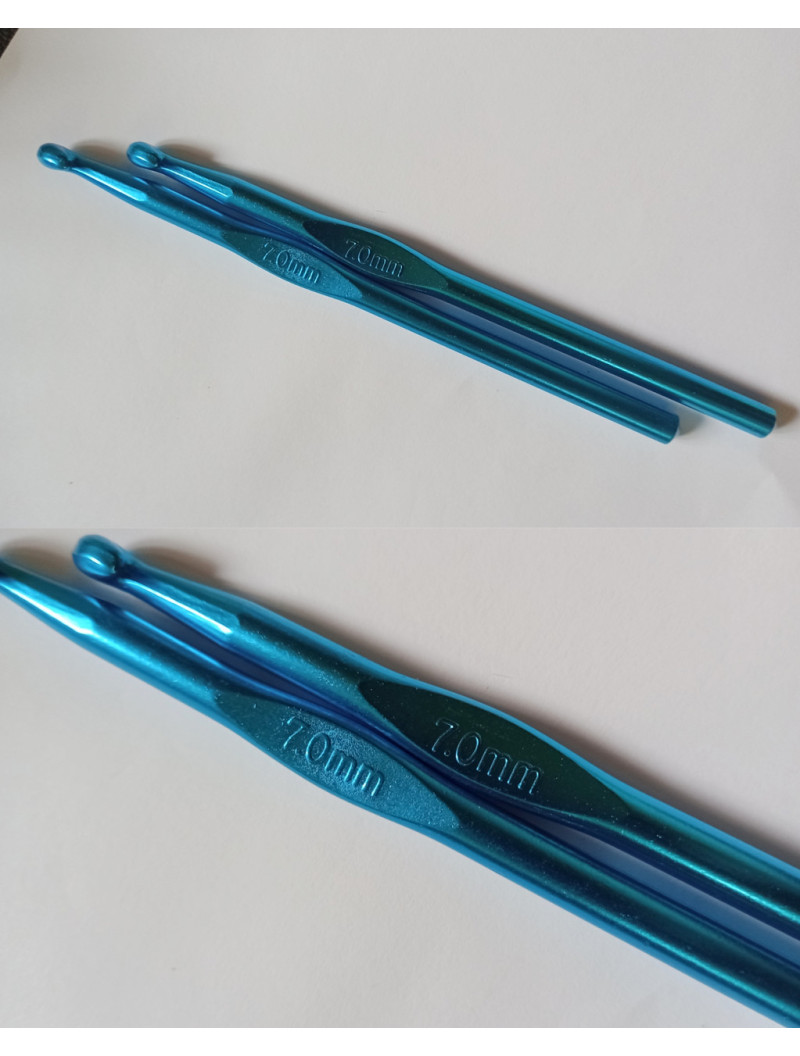 Крючок для вязания металлический. #7