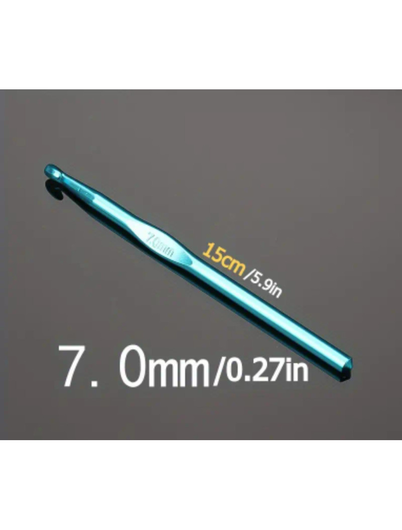 Крючок для вязания металлический. #7