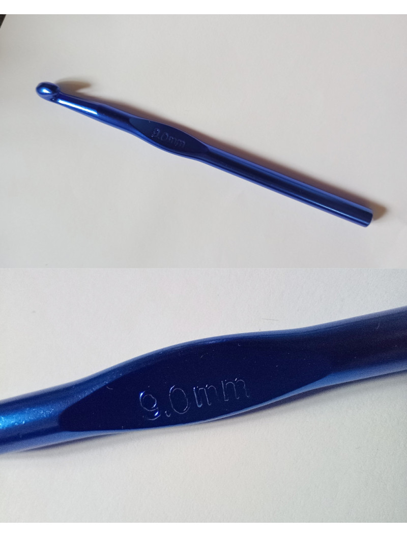 Крючок для вязания металлический. #9