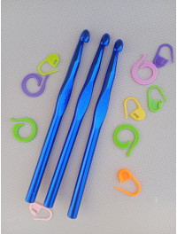 Гачок для в'язання металевий. #9