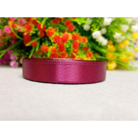 Атласна стрічка/ 1,2 см/ 23 метри/ сливовий