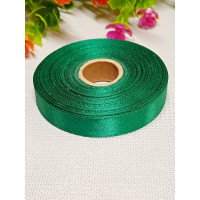 Атласна стрічка/1,2 см/23 метри/ смарагд