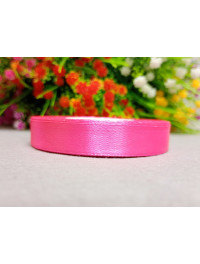 Атласна стрічка/1,2 см/23 метри/рожевий