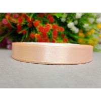 Атласна стрічка/1,2 см/23 метри/світлий персик