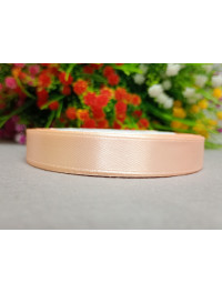 Атласна стрічка/1,2 см/23 метри/світлий персик