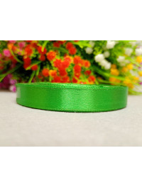 Атласна стрічка/1,2 см/23 метри/зелений