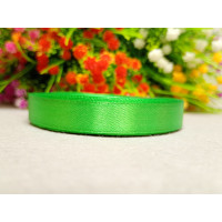 Атласна стрічка/1,2 см/23 метри/зелена трава
