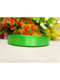 Атласна стрічка/1,2 см/23 метри/зелена трава
