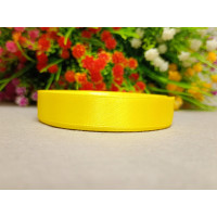 Атласна стрічка/1,2 см/23 метри/ жовтий