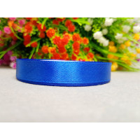 Атласна стрічка/1,2 см/23 метри/ електрик