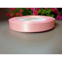 Атласна стрічка/1,2 см/23 метри/рожевий