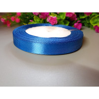 Атласная лента/ 1,2 см/ 23 метра/ светло синий