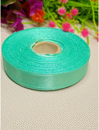 Атласна стрічка/1,2 см/23 метри/ментоловий