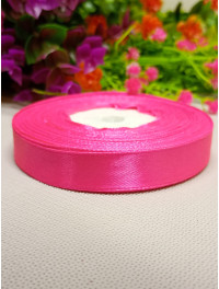 Атласна стрічка/1,2 см/23 метри/ малиновий 2