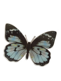 Метелик пластик/6*8.5 см/1 шт./Блакитний