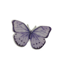 Метелик пластик/5,5х8 см/1 шт./Бузковий
