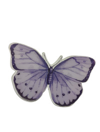 Метелик пластик/5,5х8 см/1 шт./Бузковий