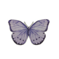 Бабочка пластик /  8*12 см / 1 шт / бузковый