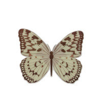 Бабочка пластик /  11*13  см / 1 шт / цветной