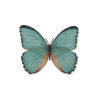 Бабочка пластик /  11.5*14.5  см / 1 шт / ментол