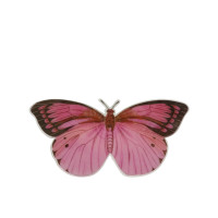 Метелик пластик/8*15.5 см/1 шт./малиновий
