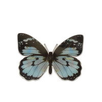 Метеллик пластик / 10*13.5 см / 1 шт. / Блакитний