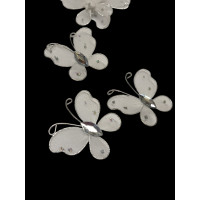 Фатиновий метелик/3.5 см/малий білий