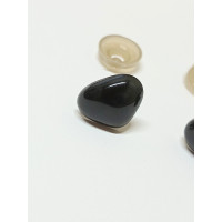 Ніс для іграшок трикутний, чорний 12 мм × 15 мм