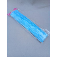 Синельна проволока \ 30 см \ 5 мм \ 100 шт \ блакитний