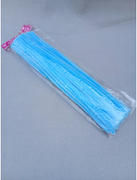 Синельна проволока \ 30 см \ 5 мм \ 100 шт \ блакитний