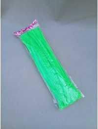 Синельна проволока \ 30 см \ 5 мм \ 100 шт \  салатовий