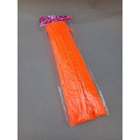 Синельная проволока/ 30 см / 5 мм/ ~100 шт / оранжевый неон