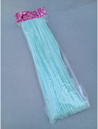 Синельна проволока \ 30 см \ 5 мм \ 100 шт \ ментолово блакитний