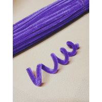 Синельная проволока/ 30 см / 5 мм/ ~100 шт / фиолетовый