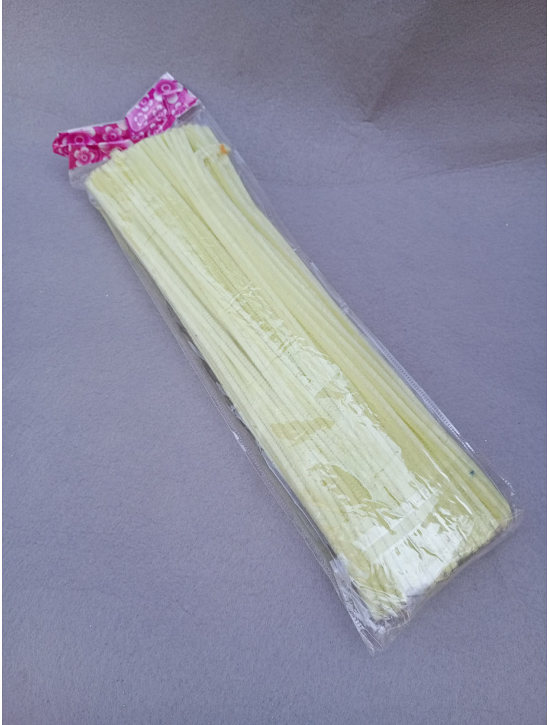 Синельна проволока \ 30 см \ 5 мм \ 100 шт \  лимоний