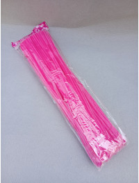 Синельна проволока \ 30 см \ 5 мм \ 100 шт \ малиновий