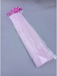 Синельна проволока \ 30 см \ 5 мм \ 100 шт \  блідо-рожевий