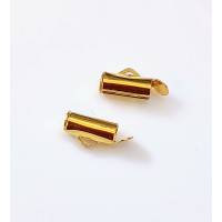 Слайдер/4×10 мм/ лимонне золото/5 шт.