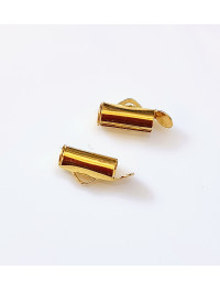 Слайдер/4×10 мм/ лимонне золото/5 шт.