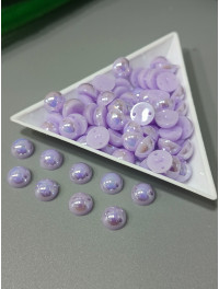 Полусуни пришивні/8мм/10 Грам (прим.70 шт.)/Бузковий з АБ