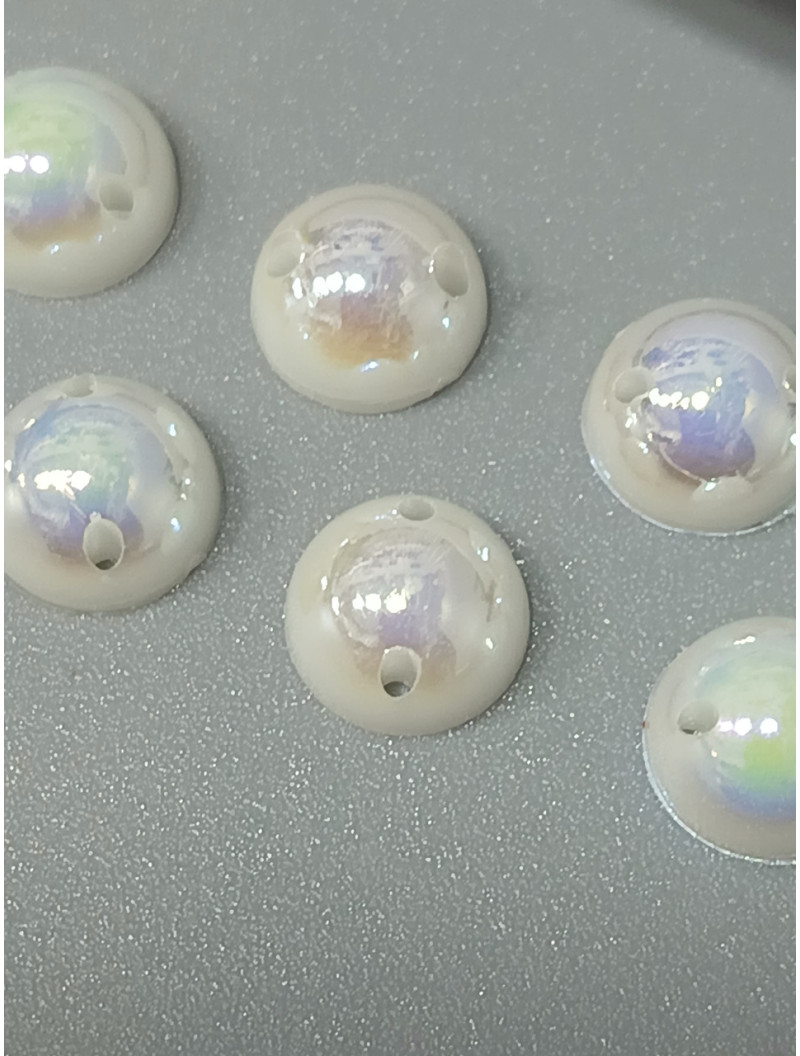 Полусуни пришивні/8мм/10 Грам (прим.70 шт.)/ молочний з АБ
