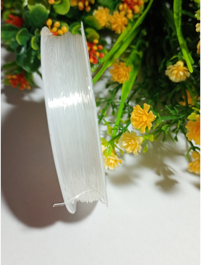 Гумка для рукоділля/0.6 мм/19 м/прозора