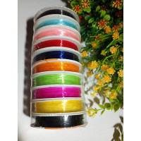 Резинка для рукоделия/ 0.8 мм / микс / 10 шт