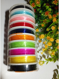 Гумка для рукоділля/0.8 мм/мікс/10 шт.